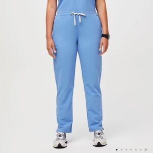 Yola Elastic Waistband Skinny Scrub Pants- XS